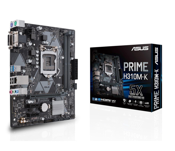 ASUS PRIME H310M-K - 422456 - zdjęcie